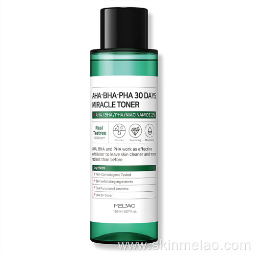 AHA BHA PHA Exfoliator Soothing Low PH Toner